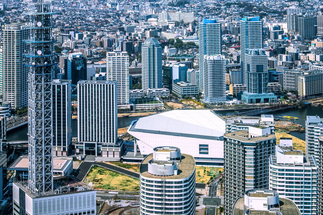 空から見る街のイメージ