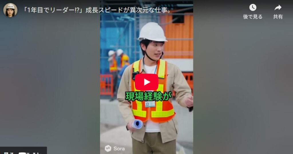 1年目でリーダー！？世知用スピードが異次元な仕事(サムネイル)
